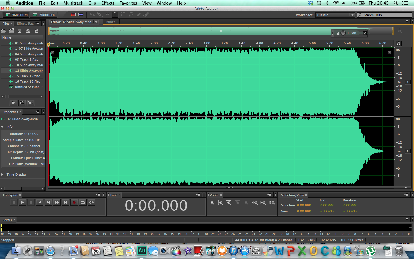 Waveform of Slide Away from 1994 Japanese CD